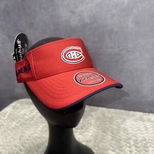 Montreal Canadiens ZEPHYR VISOR ADJUSTABLE NEW NHL HOCKEY Red Blue